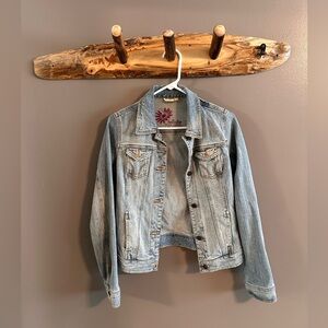 Hollister Jean Jacket - Light wash denim - button up - medium, Y2K, 90s, 2000s